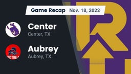 Recap: Center  vs. Aubrey  2022