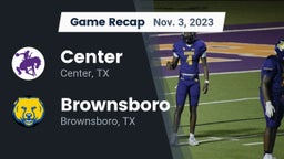 Recap: Center  vs. Brownsboro  2023
