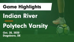 Indian River  vs Polytech Varsity Game Highlights - Oct. 20, 2020