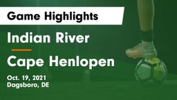 Indian River  vs Cape Henlopen  Game Highlights - Oct. 19, 2021