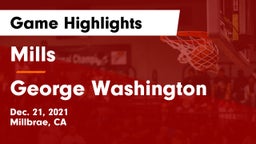 Mills  vs George Washington  Game Highlights - Dec. 21, 2021