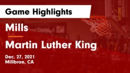 Mills  vs Martin Luther King  Game Highlights - Dec. 27, 2021