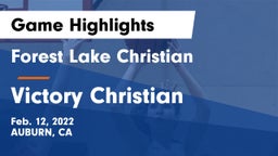 Forest Lake Christian  vs Victory Christian  Game Highlights - Feb. 12, 2022