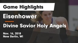 Eisenhower  vs Divine Savior Holy Angels Game Highlights - Nov. 16, 2018