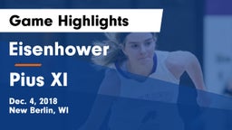 Eisenhower  vs Pius XI  Game Highlights - Dec. 4, 2018