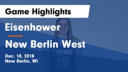 Eisenhower  vs New Berlin West  Game Highlights - Dec. 18, 2018