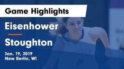 Eisenhower  vs Stoughton  Game Highlights - Jan. 19, 2019