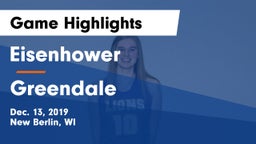 Eisenhower  vs Greendale  Game Highlights - Dec. 13, 2019