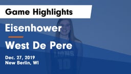 Eisenhower  vs West De Pere  Game Highlights - Dec. 27, 2019