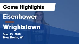 Eisenhower  vs Wrightstown  Game Highlights - Jan. 13, 2020