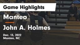 Manteo  vs John A. Holmes  Game Highlights - Dec. 13, 2022