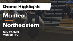 Manteo  vs Northeastern  Game Highlights - Jan. 10, 2023
