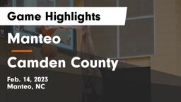 Manteo  vs Camden County  Game Highlights - Feb. 14, 2023