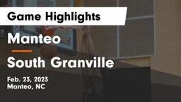 Manteo  vs South Granville  Game Highlights - Feb. 23, 2023