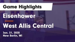 Eisenhower  vs West Allis Central  Game Highlights - Jan. 31, 2020