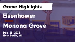 Eisenhower  vs Monona Grove  Game Highlights - Dec. 28, 2023