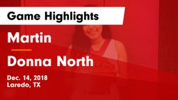 Martin  vs Donna North  Game Highlights - Dec. 14, 2018