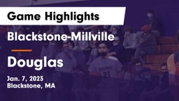 Blackstone-Millville  vs Douglas  Game Highlights - Jan. 7, 2023