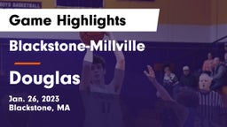 Blackstone-Millville  vs Douglas  Game Highlights - Jan. 26, 2023