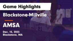 Blackstone-Millville  vs AMSA Game Highlights - Dec. 15, 2023
