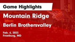 Mountain Ridge  vs Berlin Brothersvalley  Game Highlights - Feb. 6, 2023