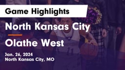 North Kansas City  vs Olathe West   Game Highlights - Jan. 26, 2024