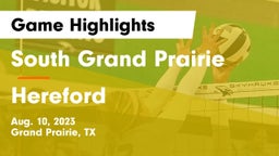 South Grand Prairie  vs Hereford  Game Highlights - Aug. 10, 2023