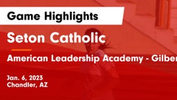 Seton Catholic  vs American Leadership Academy - Gilbert  Game Highlights - Jan. 6, 2023