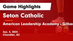 Seton Catholic  vs American Leadership Academy - Gilbert  Game Highlights - Jan. 4, 2024