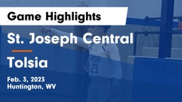 St. Joseph Central  vs Tolsia  Game Highlights - Feb. 3, 2023