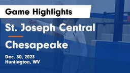 St. Joseph Central  vs Chesapeake  Game Highlights - Dec. 30, 2023