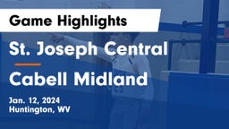 St. Joseph Central  vs Cabell Midland  Game Highlights - Jan. 12, 2024
