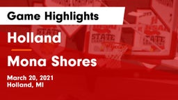 Holland  vs Mona Shores  Game Highlights - March 20, 2021