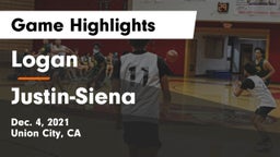 Logan  vs Justin-Siena  Game Highlights - Dec. 4, 2021