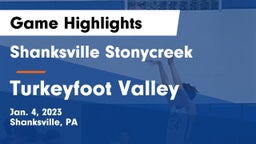 Shanksville Stonycreek  vs Turkeyfoot Valley Game Highlights - Jan. 4, 2023
