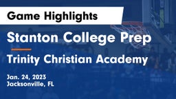 Stanton College Prep vs Trinity Christian Academy Game Highlights - Jan. 24, 2023