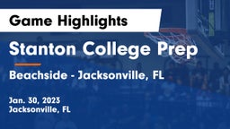 Stanton College Prep vs Beachside  - Jacksonville, FL Game Highlights - Jan. 30, 2023