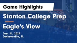 Stanton College Prep vs Eagle's View  Game Highlights - Jan. 11, 2024