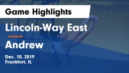 Lincoln-Way East  vs Andrew  Game Highlights - Dec. 10, 2019