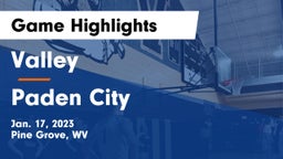 Valley  vs Paden City Game Highlights - Jan. 17, 2023