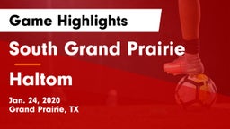 South Grand Prairie  vs Haltom  Game Highlights - Jan. 24, 2020