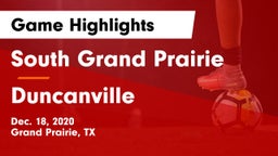 South Grand Prairie  vs Duncanville  Game Highlights - Dec. 18, 2020