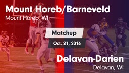 Matchup: Mount Horeb vs. Delavan-Darien  2016