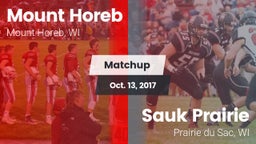 Matchup: Mount Horeb High vs. Sauk Prairie  2017