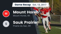 Recap: Mount Horeb  vs. Sauk Prairie  2017