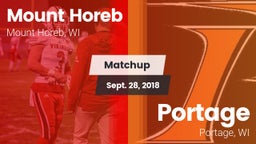 Matchup: Mount Horeb High vs. Portage  2018