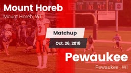 Matchup: Mount Horeb High vs. Pewaukee  2018