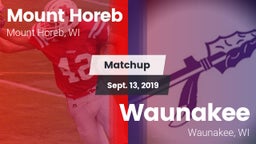 Matchup: Mount Horeb High vs. Waunakee  2019