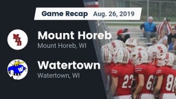 Recap: Mount Horeb  vs. Watertown  2019
