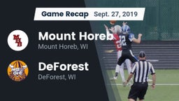 Recap: Mount Horeb  vs. DeForest  2019